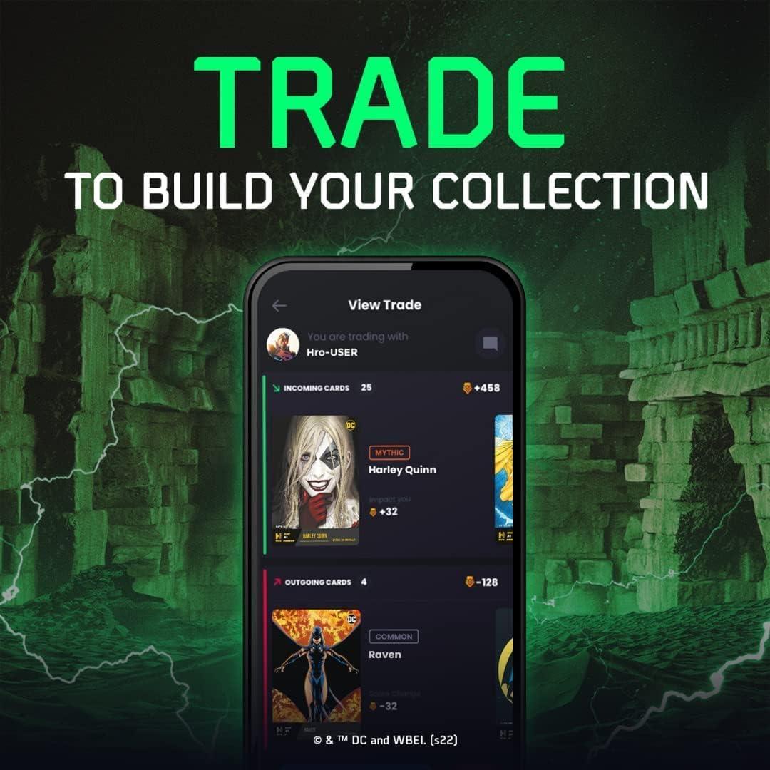 Cartas de Intercambio DC Black Adam 24-Pack Híbrido NFT