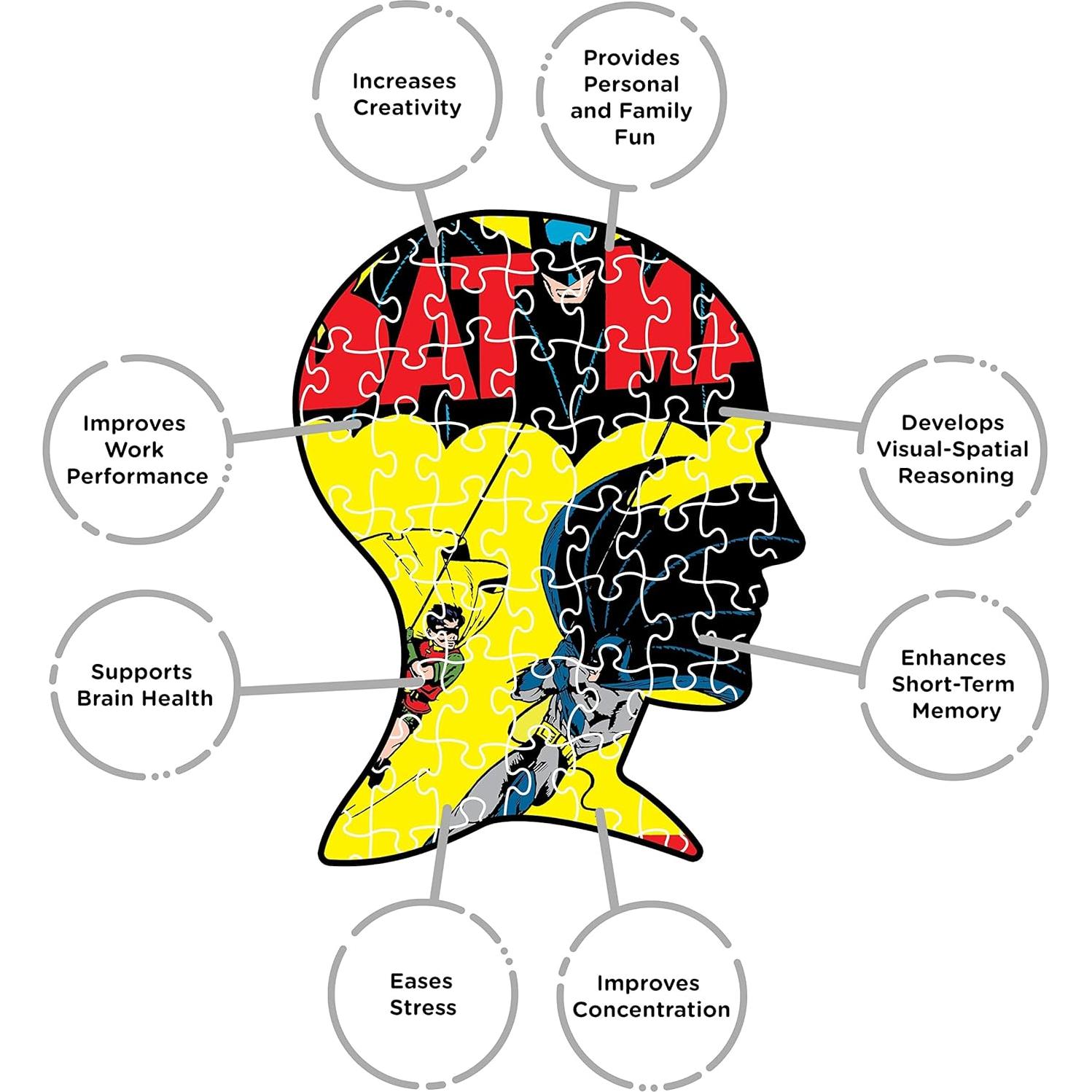 Set de 3 Rompecabezas DC Comics 500 Piezas - Superman, Batman, Wonder Woman