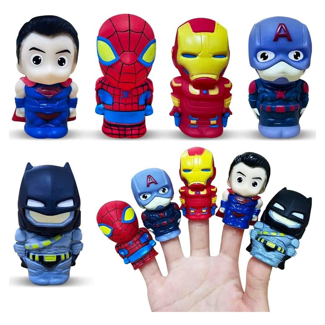 Set de 5 títeres de dedo de superhéroes Joyday - Juguetes educativos