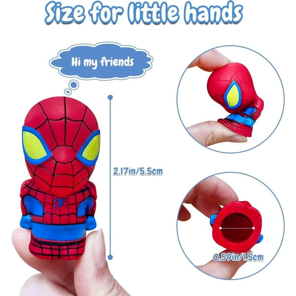 Set de 5 títeres de dedo de superhéroes Joyday - Juguetes educativos