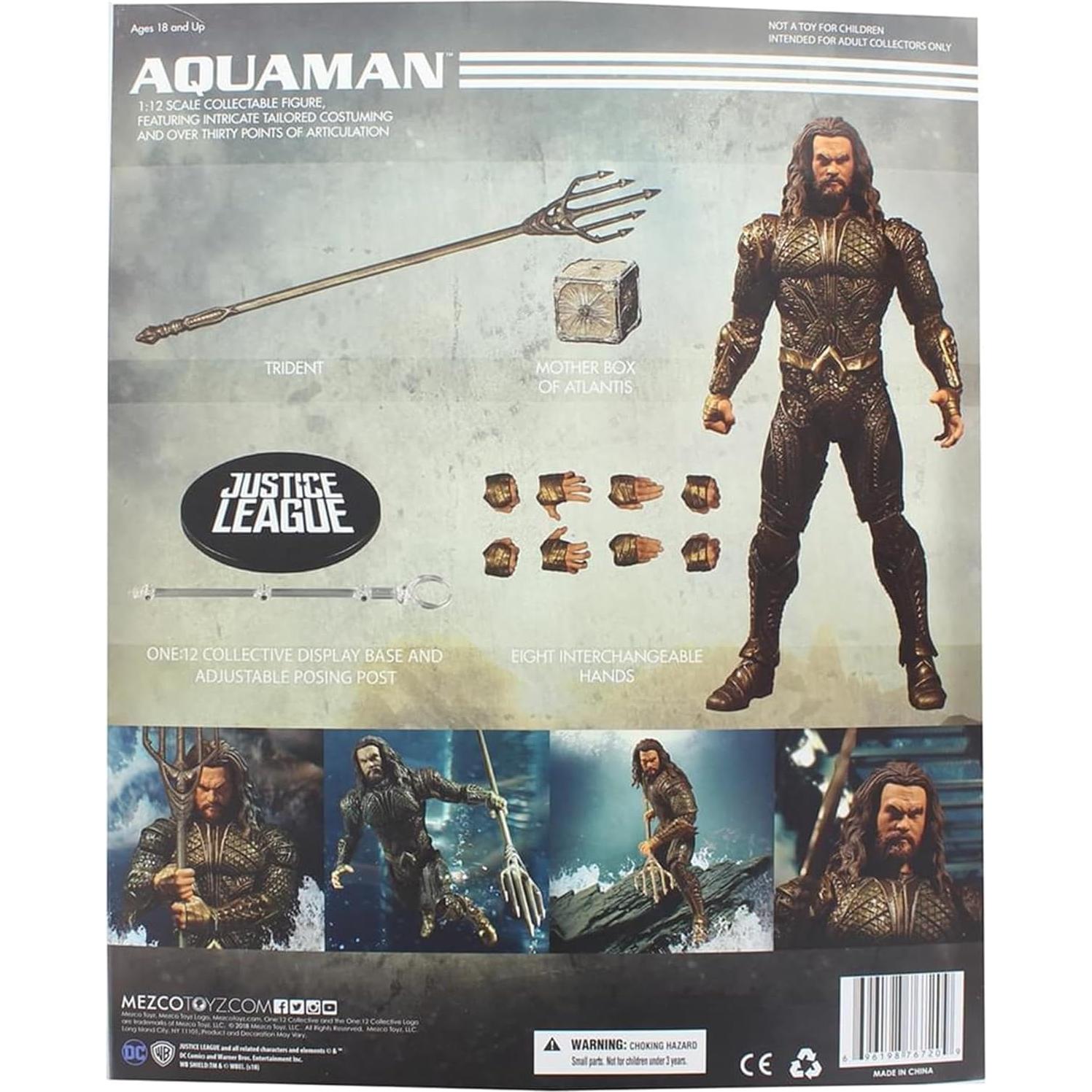 Figura de Acción Aquaman 15.24 cm DC Comics One:12 Colectivo