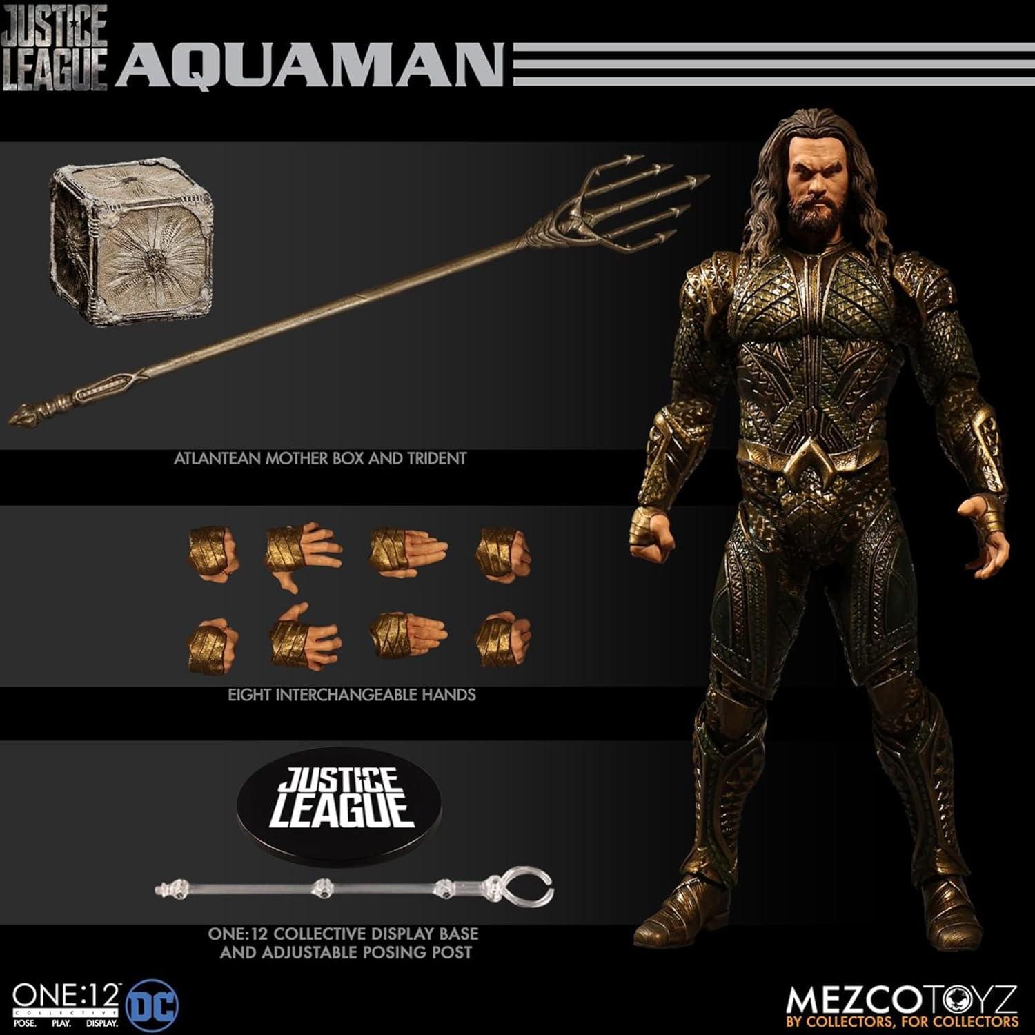Figura de Acción Aquaman 15.24 cm DC Comics One:12 Colectivo