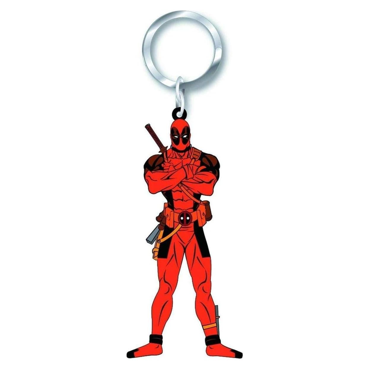 Muñeco de Llave PVC Deadpool Marvel 4.45x0.64x9.53 cm