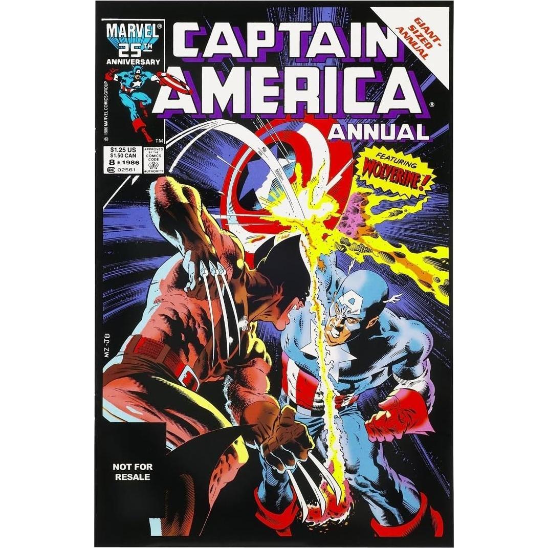 Paquete de Cómics Marvel Wolverine vs Capitán América
