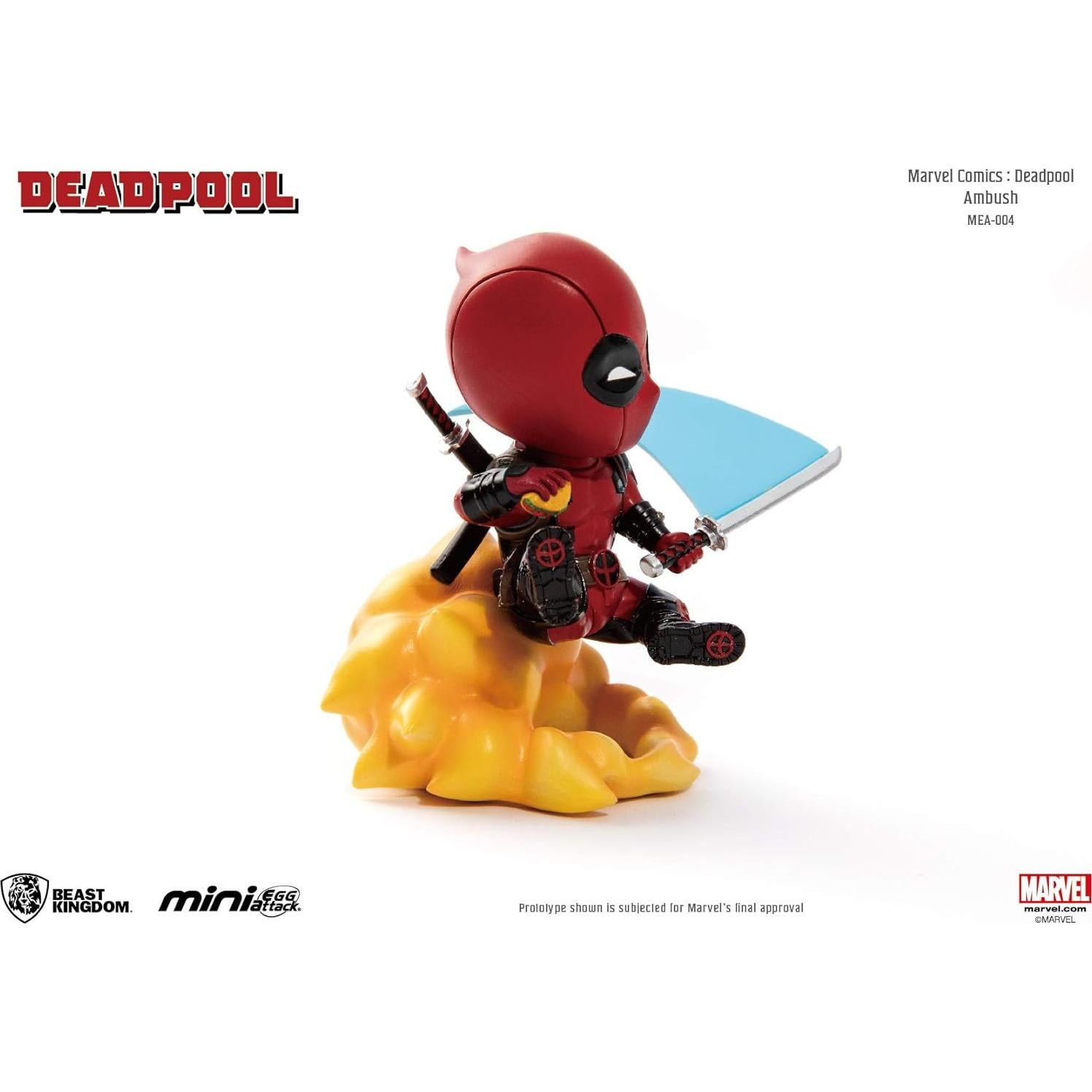 Muñeco de Acción Mini Egg Attack Deadpool Beast Kingdom 8.9 cm