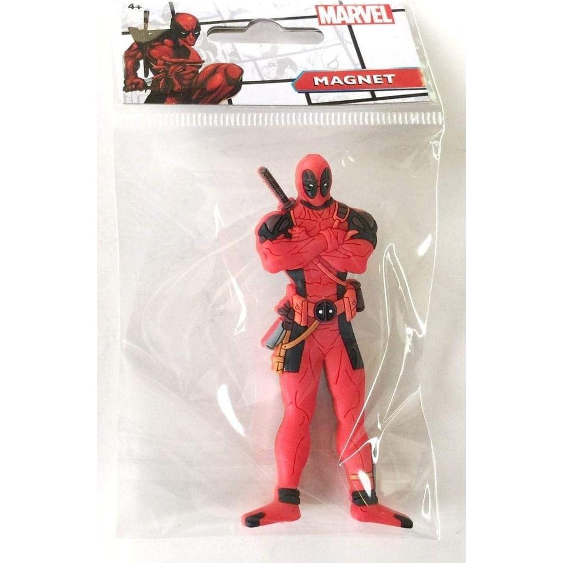 Imán de PVC Suave Marvel Deadpool 10.16 cm Multicolor