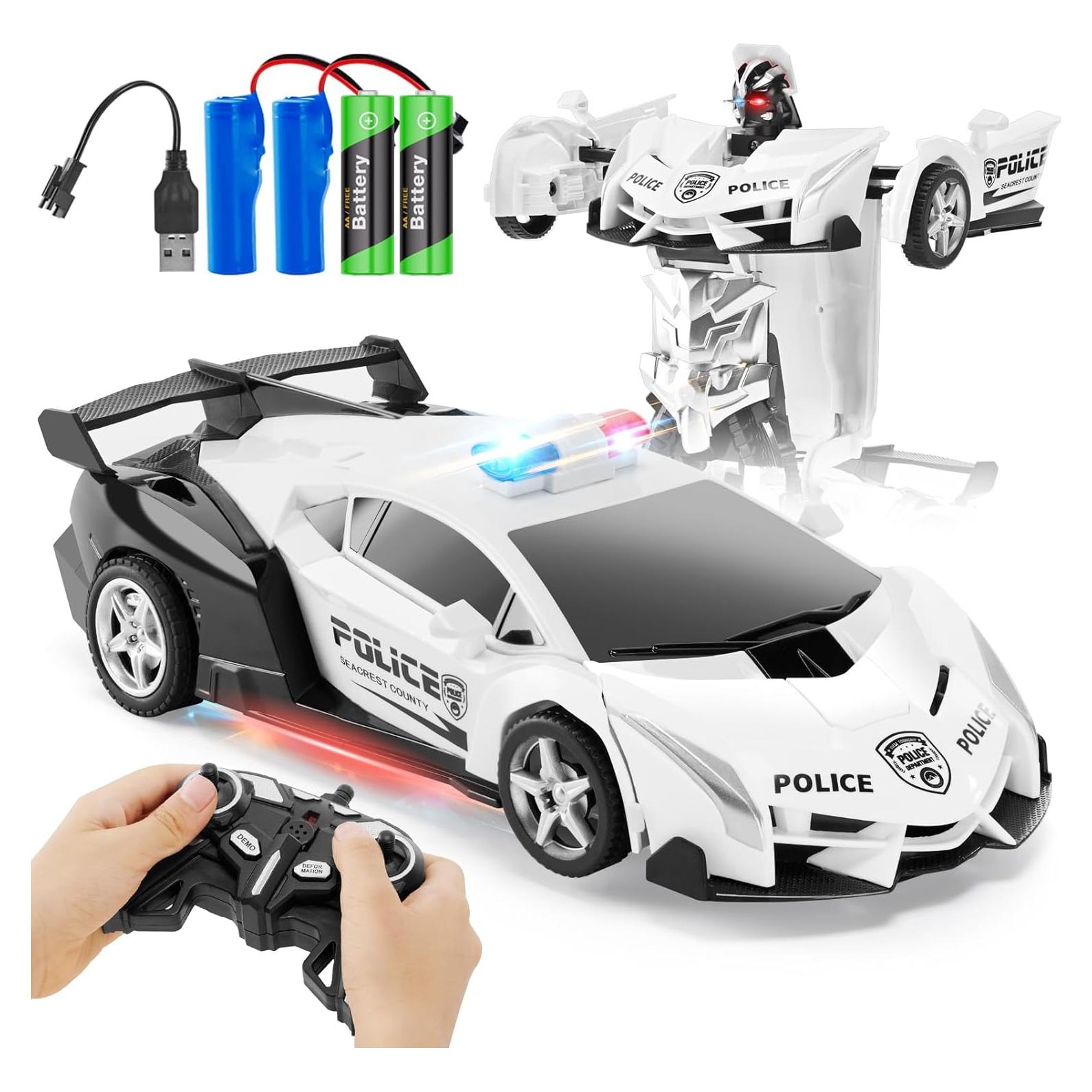 Coche Transformador RC Chen Qi CQ-730 con Luces LED 22.1 cm