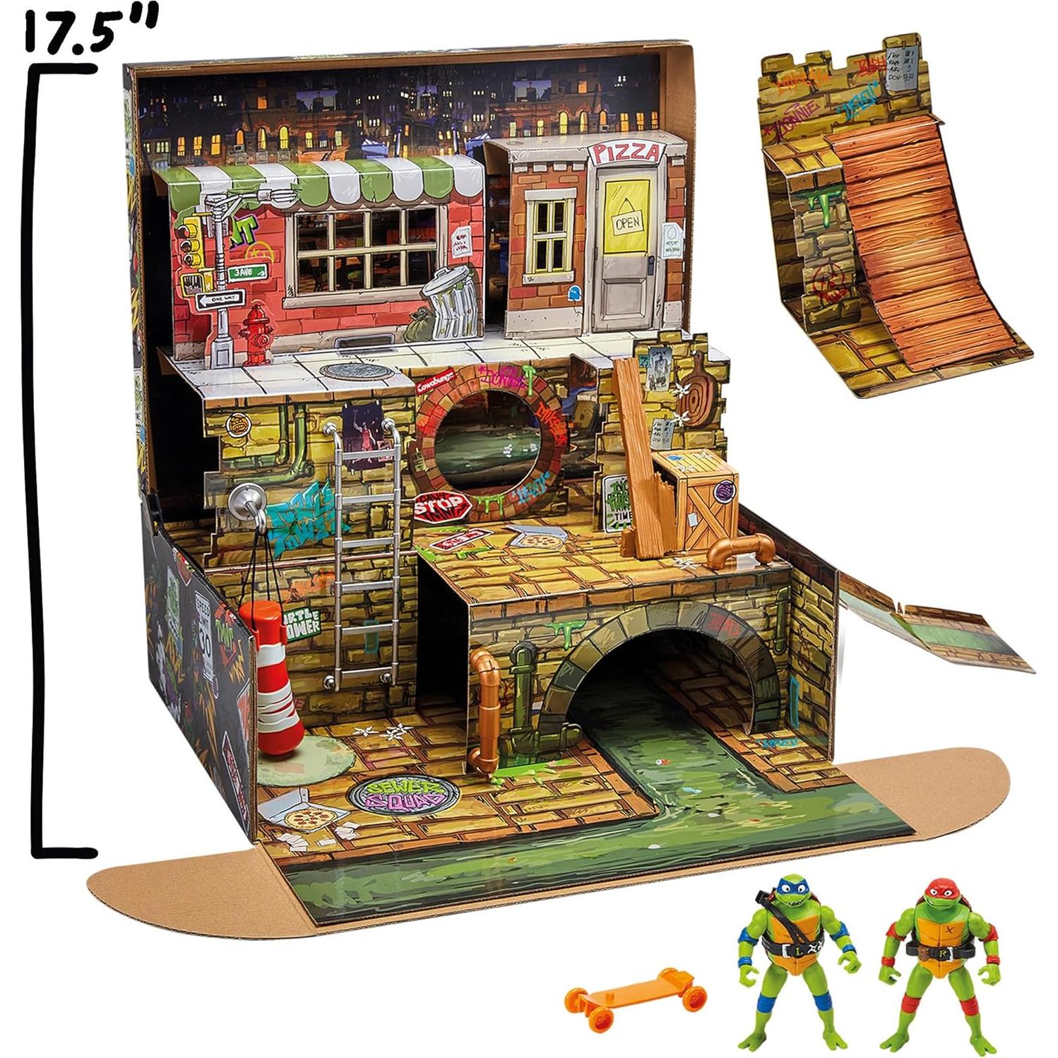 Set de Juego Emergente Tortugas Ninja Playmates 41x31x14 cm