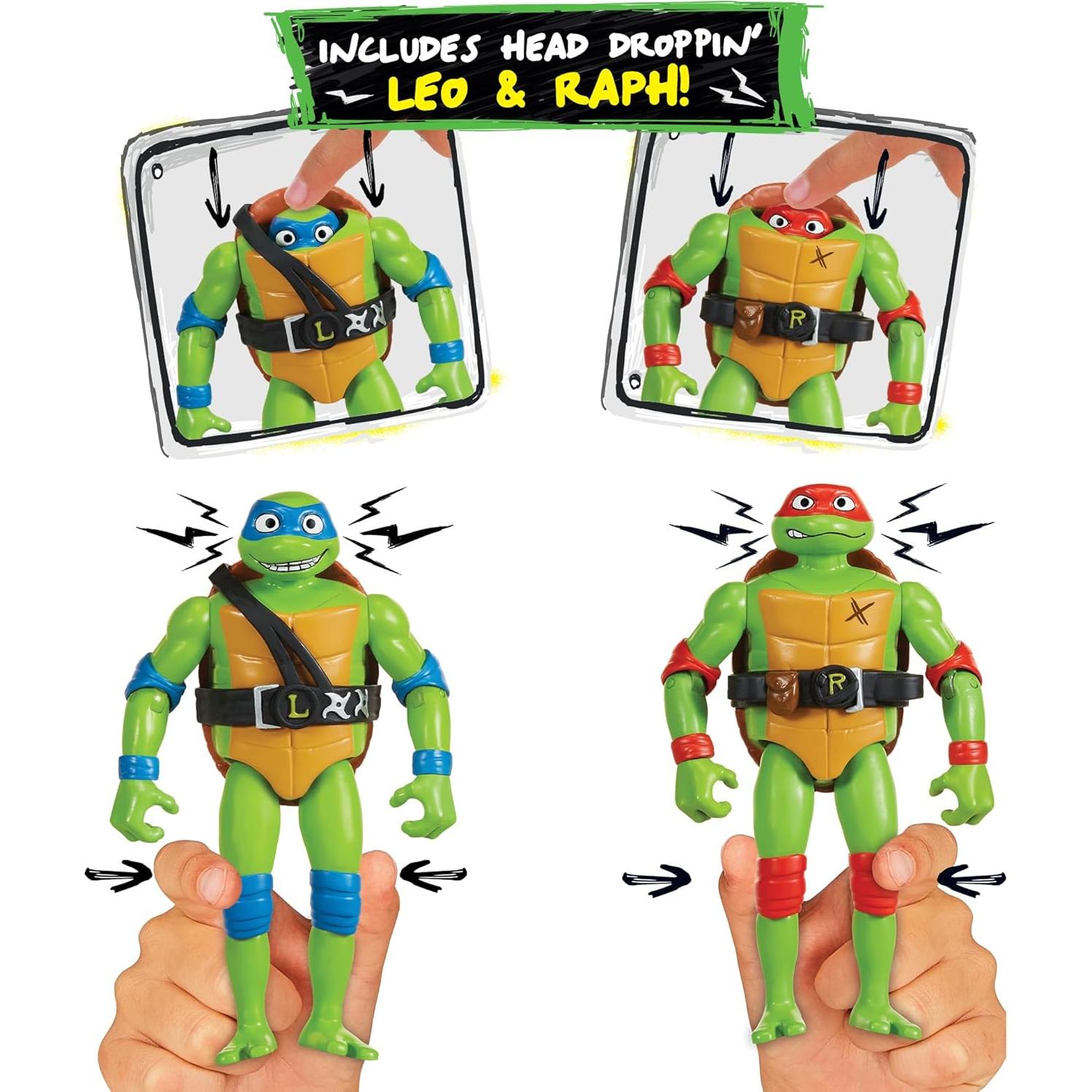 Set de Juego Emergente Tortugas Ninja Playmates 41x31x14 cm