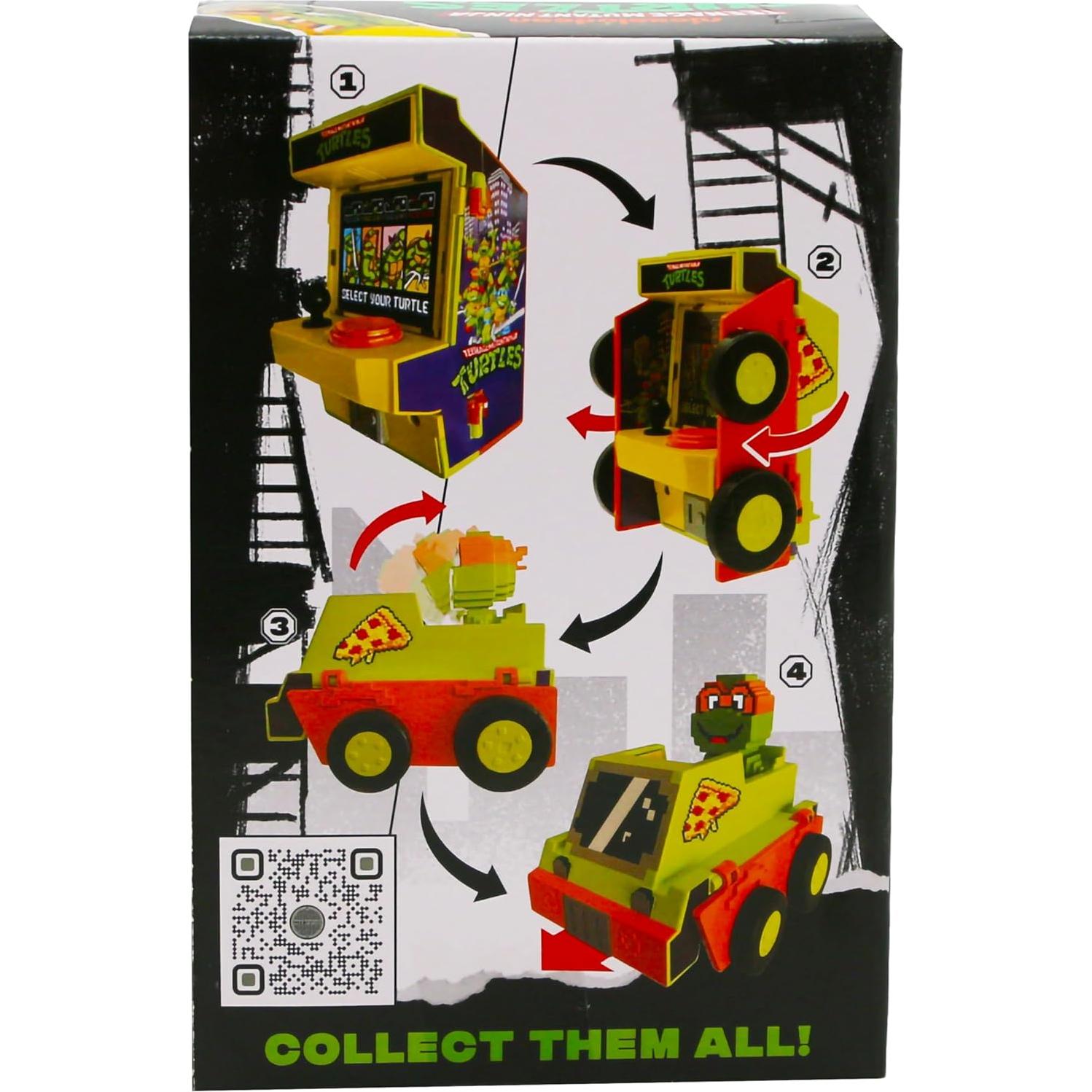 Cabina de Arcade 2-en-1 Michelangelo TMNT con Luces y Sonidos