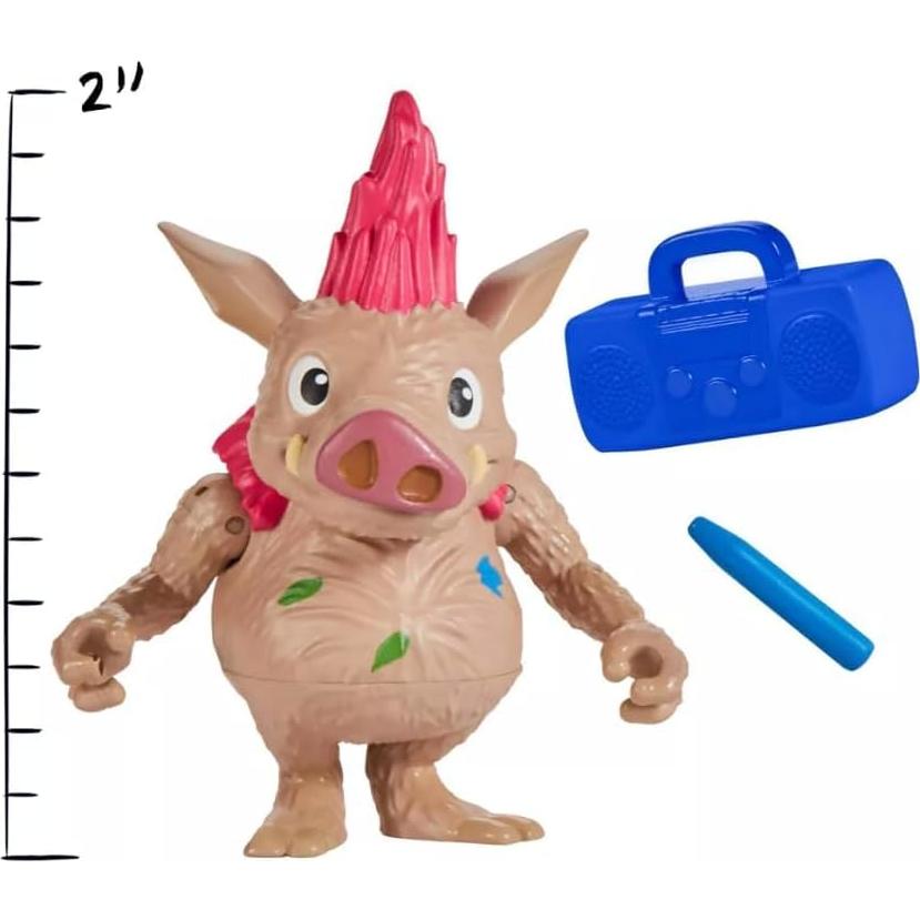 Mini Figuras Bebop y Rocksteady Tortugas Ninja 2pk - Playmates