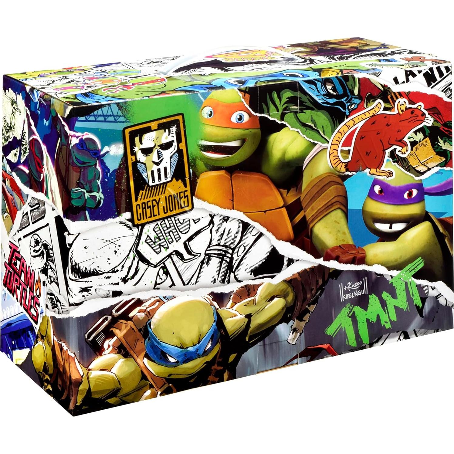 Paquete 4 Figuras Tortugas Ninja Shell Spin Playmates Toys