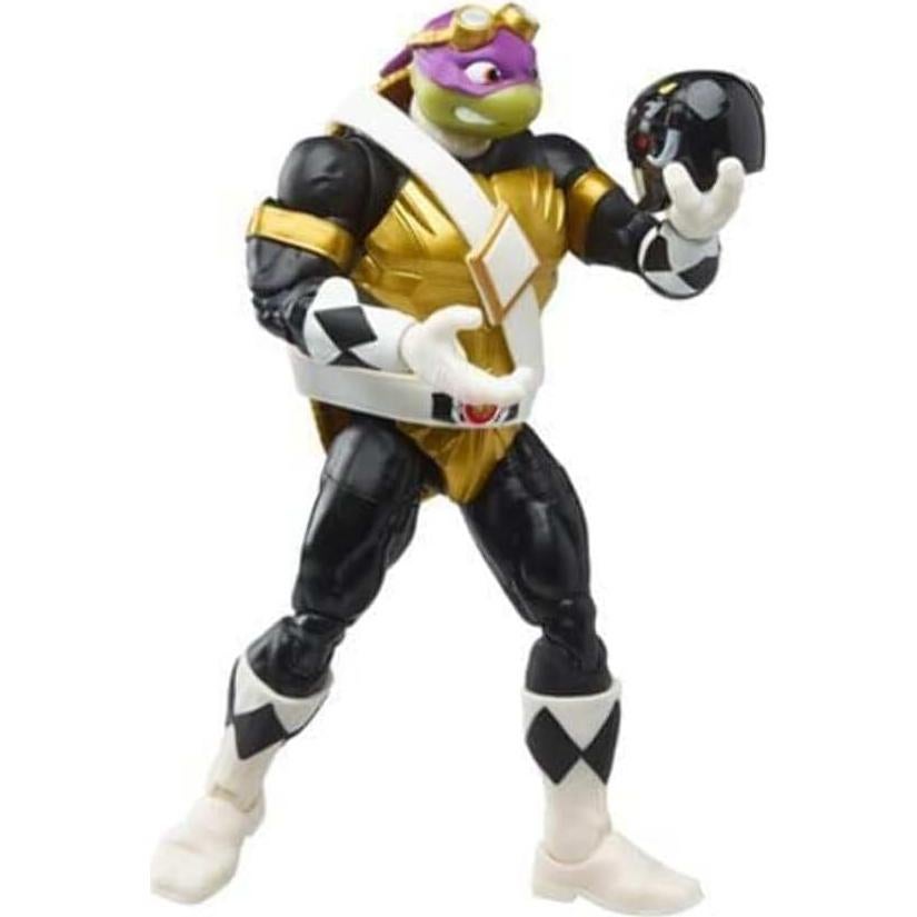 Figuras de Acción Power Rangers X Tortugas Ninja Donatello y Leonardo