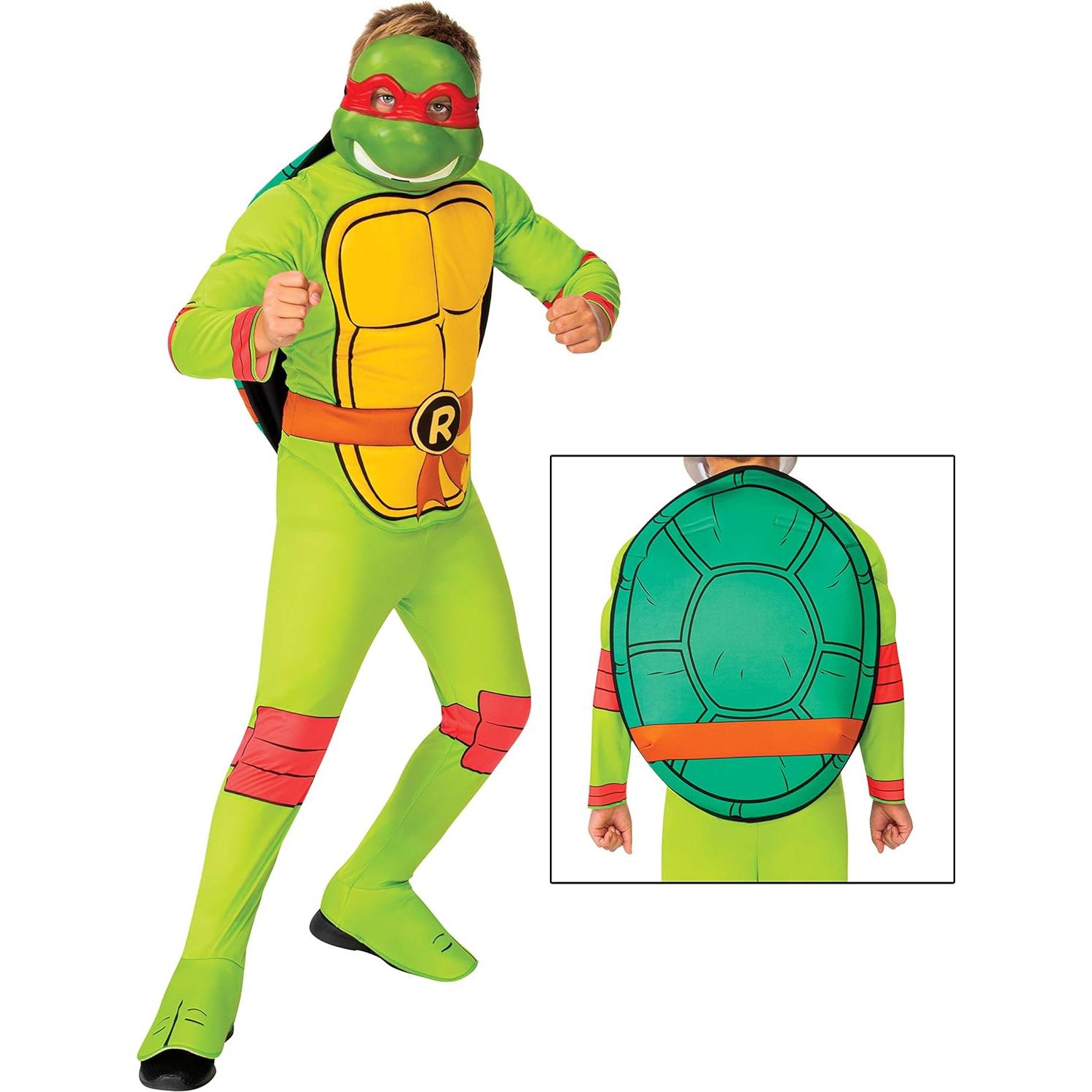 Disfraz Clásico Retro Raphael Tortugas Ninja Rubie's Niños