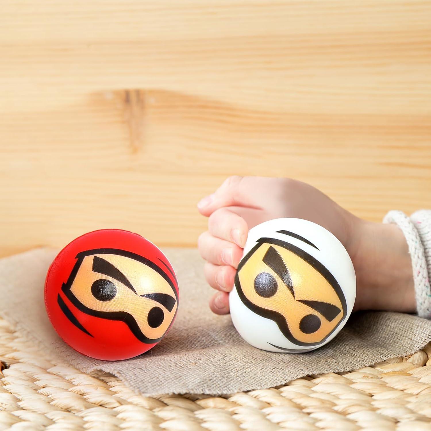 Liliful 20 Pelotas Antiestrés Ninja - Juguetes Alivio Ansiedad