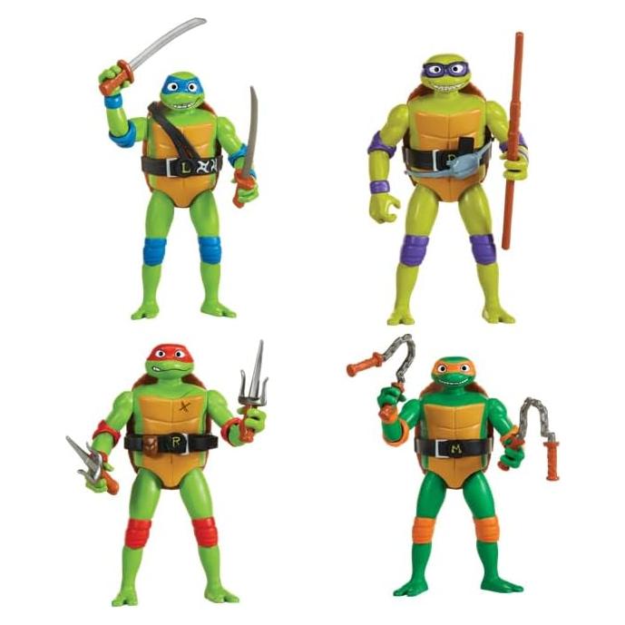 Figuras Tortugas Ninja Adolescentes Playmates 4-Pack