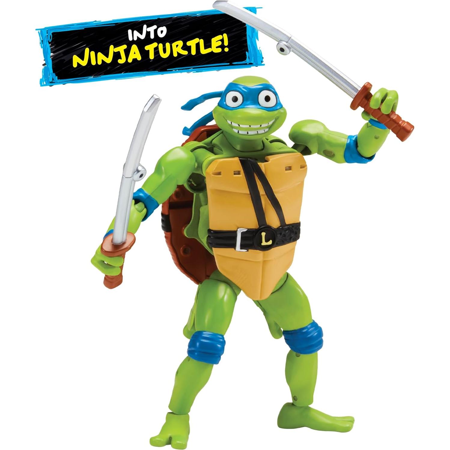 Figura de acción Leonardo Tortugas Ninja 14 cm Playmates Toys