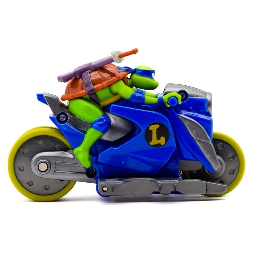 TMNT Riders de Voltereta Leo - Motocicleta Acrobática 5+