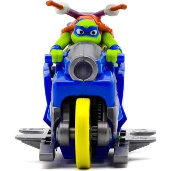 TMNT Riders de Voltereta Leo - Motocicleta Acrobática 5+