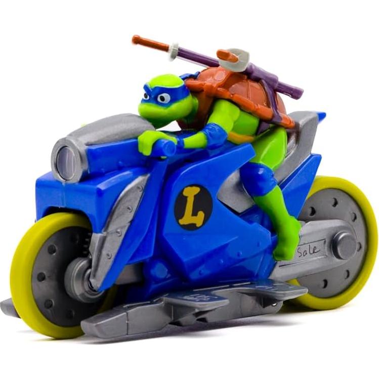 TMNT Riders de Voltereta Leo - Motocicleta Acrobática 5+