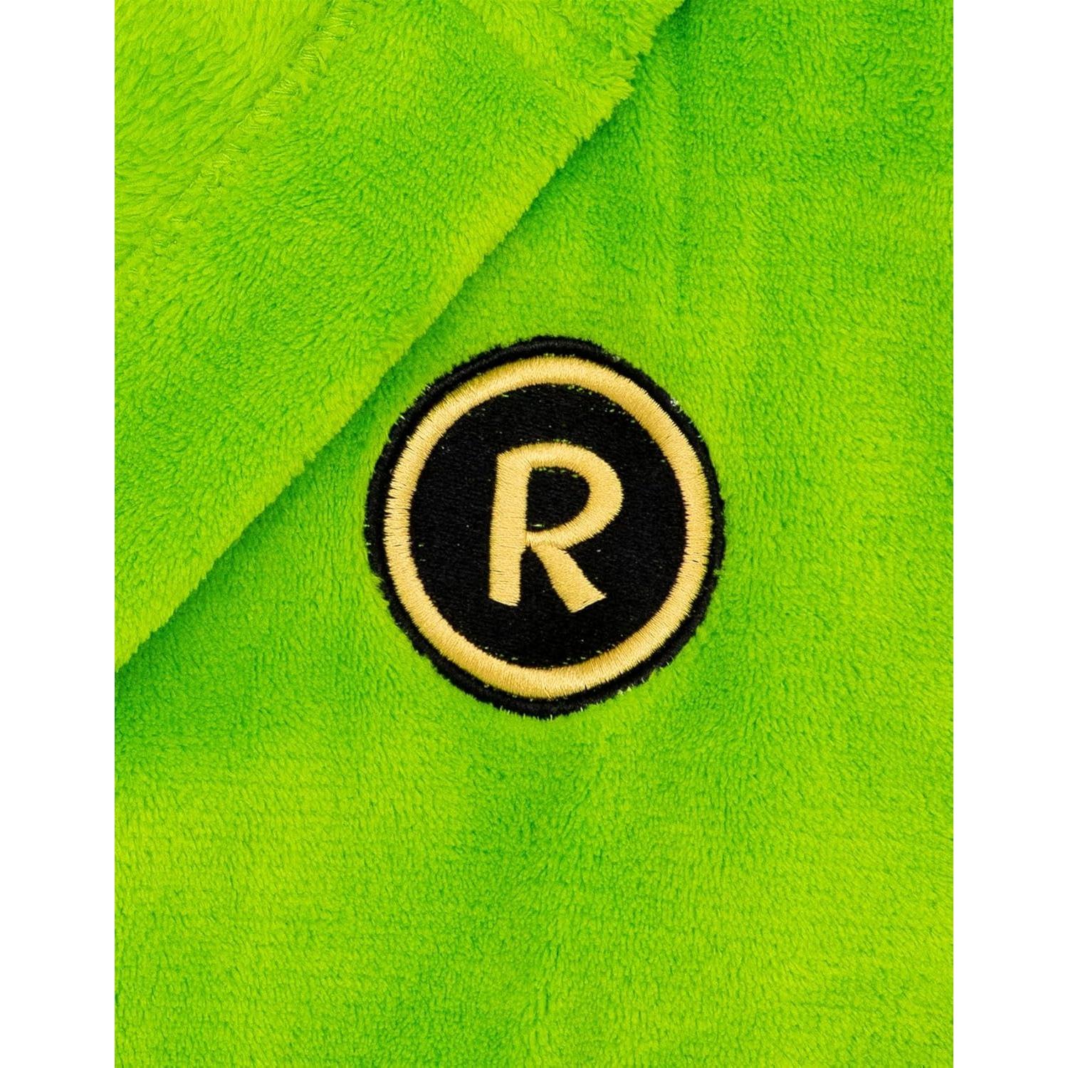 Bata de baño con capucha TMNT para niños 9-10 años verde