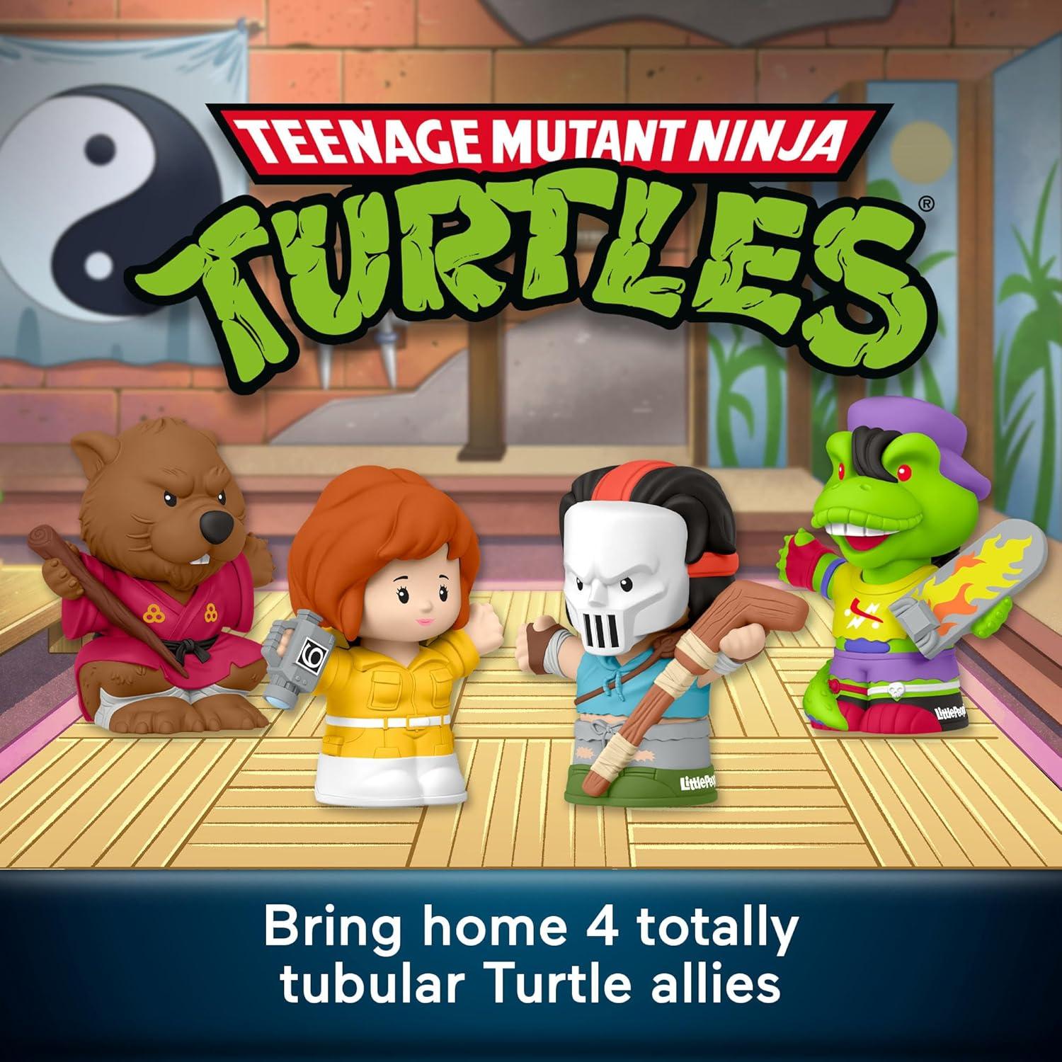 Conjunto de Figuras Coleccionables Tortugas Ninja Little People