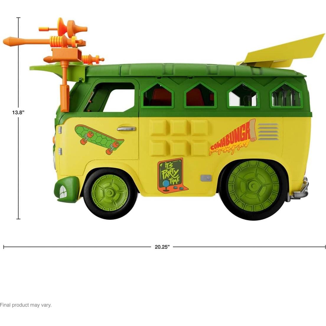 Vehículo Party Wagon Super7 TMNT Ultimates 51.4 cm