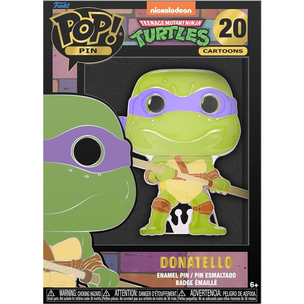 Pin de Esmalte Funko Pop! Tortugas Ninja Donatello 10.16cm