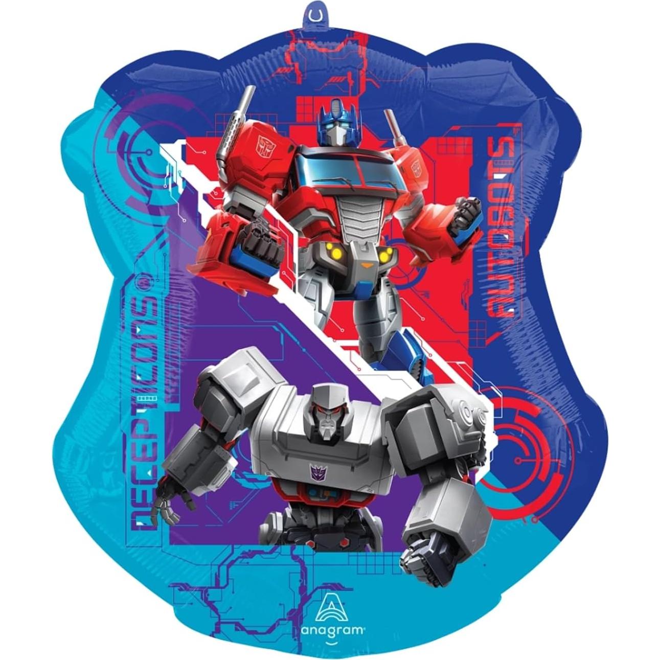 Ramo de Globos de Foil Anagram 7pc 5to Aniversario Transformers