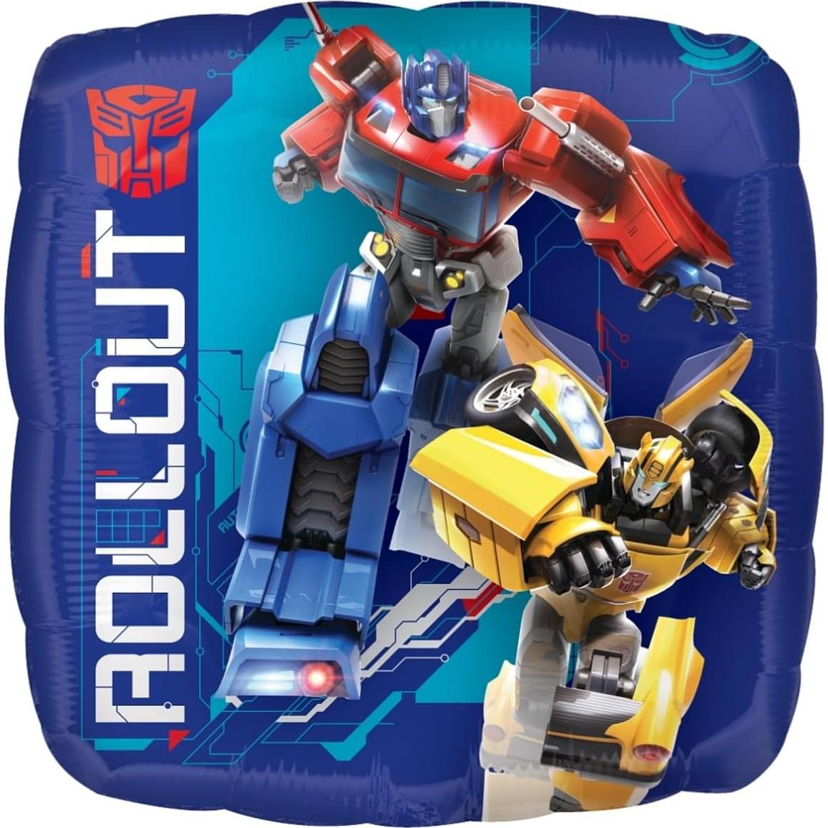 Ramo de Globos de Foil Anagram 7pc 5to Aniversario Transformers
