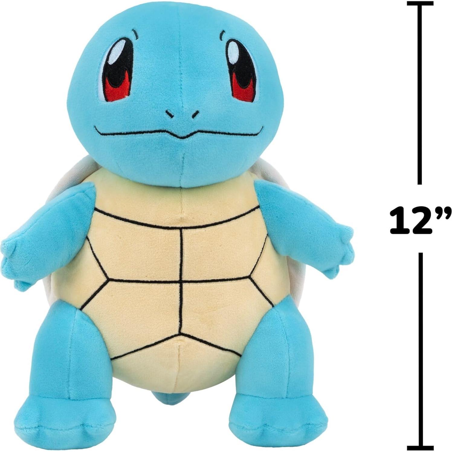 Peluche Pokémon Squirtle 30 cm - Suave y Auténtico