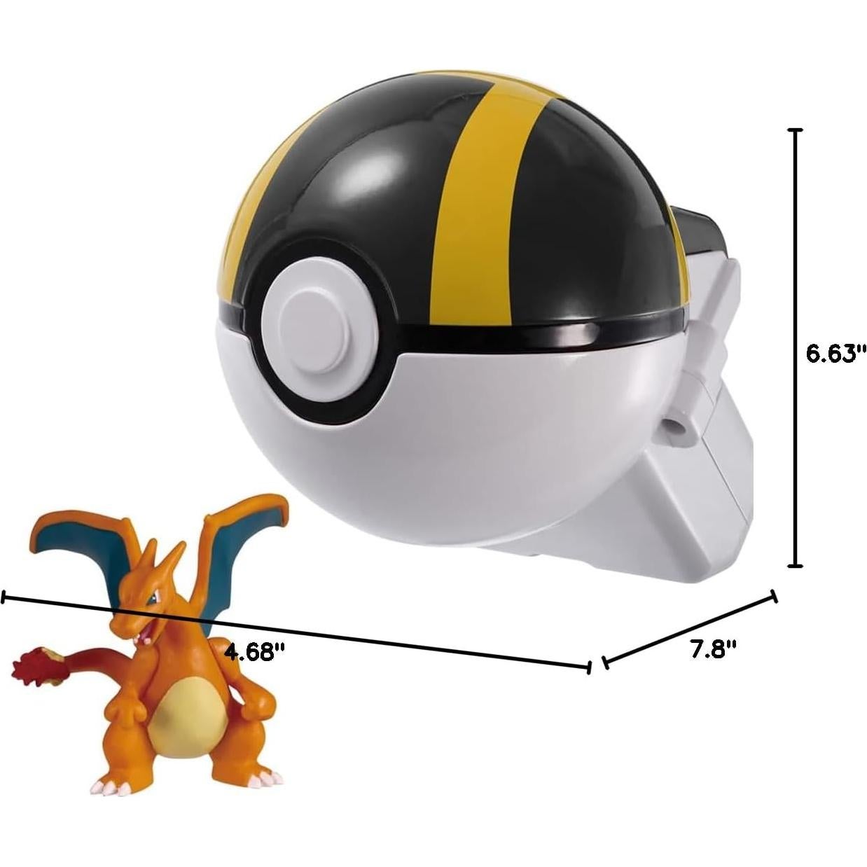 Colección Monstruos Pokémon Takara Tomy Charizard Bola Hiper