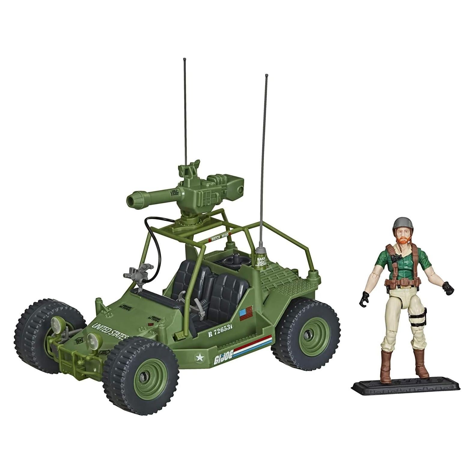 Vehículo G.I. Joe Retro A.W.E. Striker Hasbro con Figura Crankcase