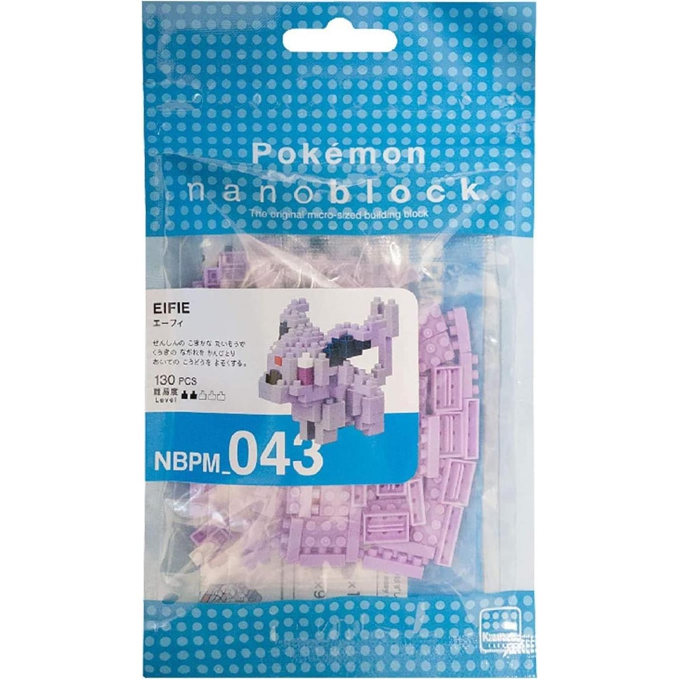 Nanoblocks Pokémon Espeon y Umbreon - 2 Sets Ajustables