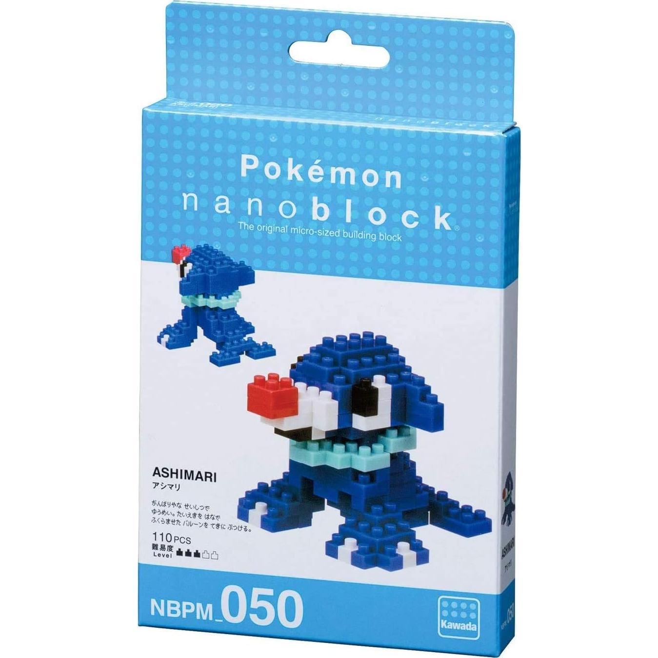 Nanoblocks Pokémon Popplio y Rowlet - Sets de Construcción