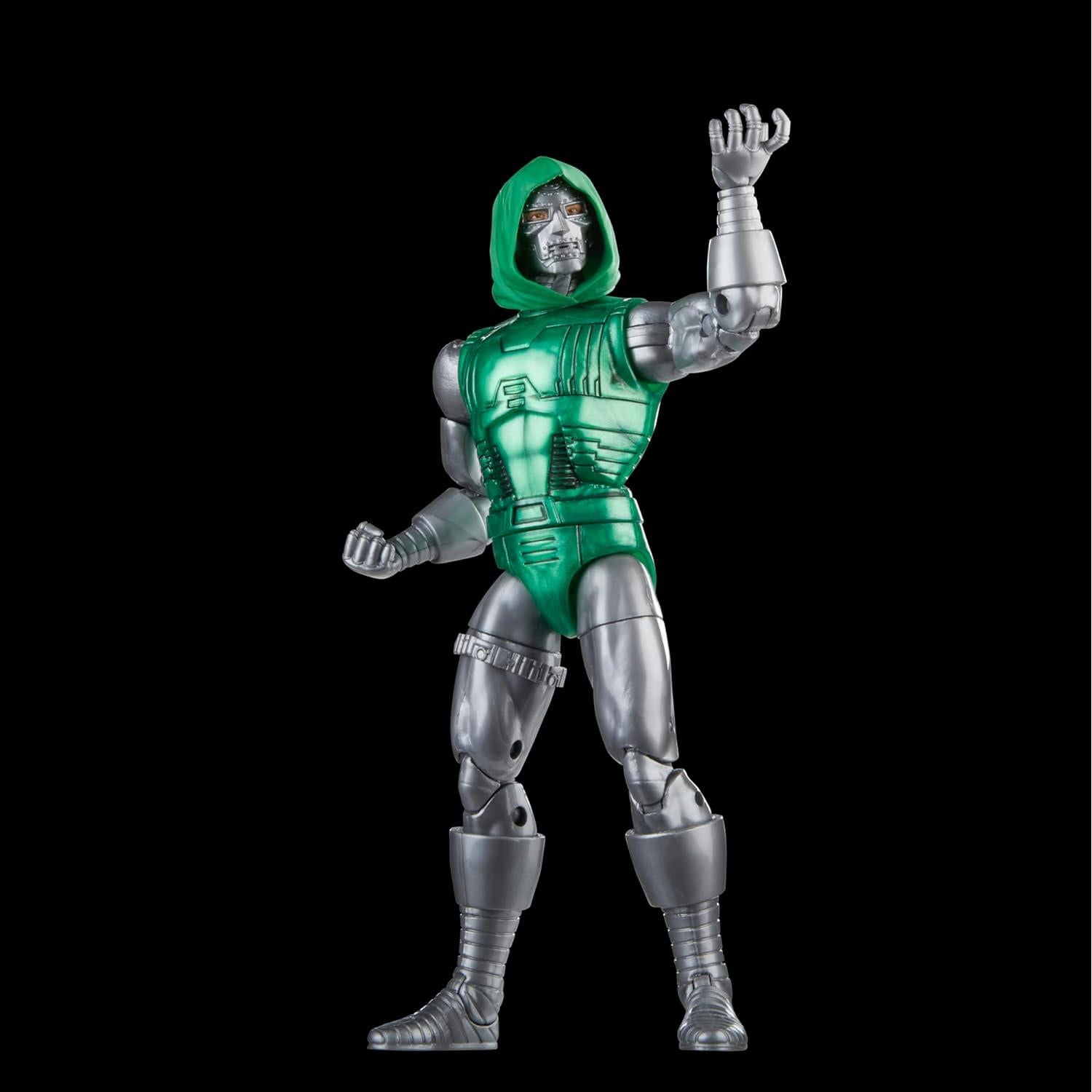 Figuras de Acción Marvel Legends Capitán Marvel y Doctor Doom 15 cm