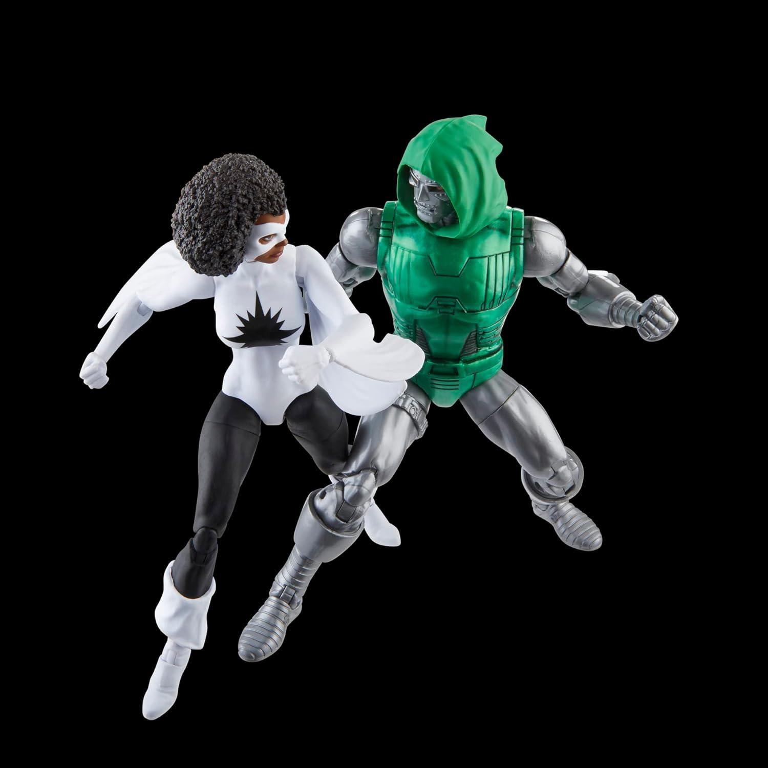 Figuras de Acción Marvel Legends Capitán Marvel y Doctor Doom 15 cm