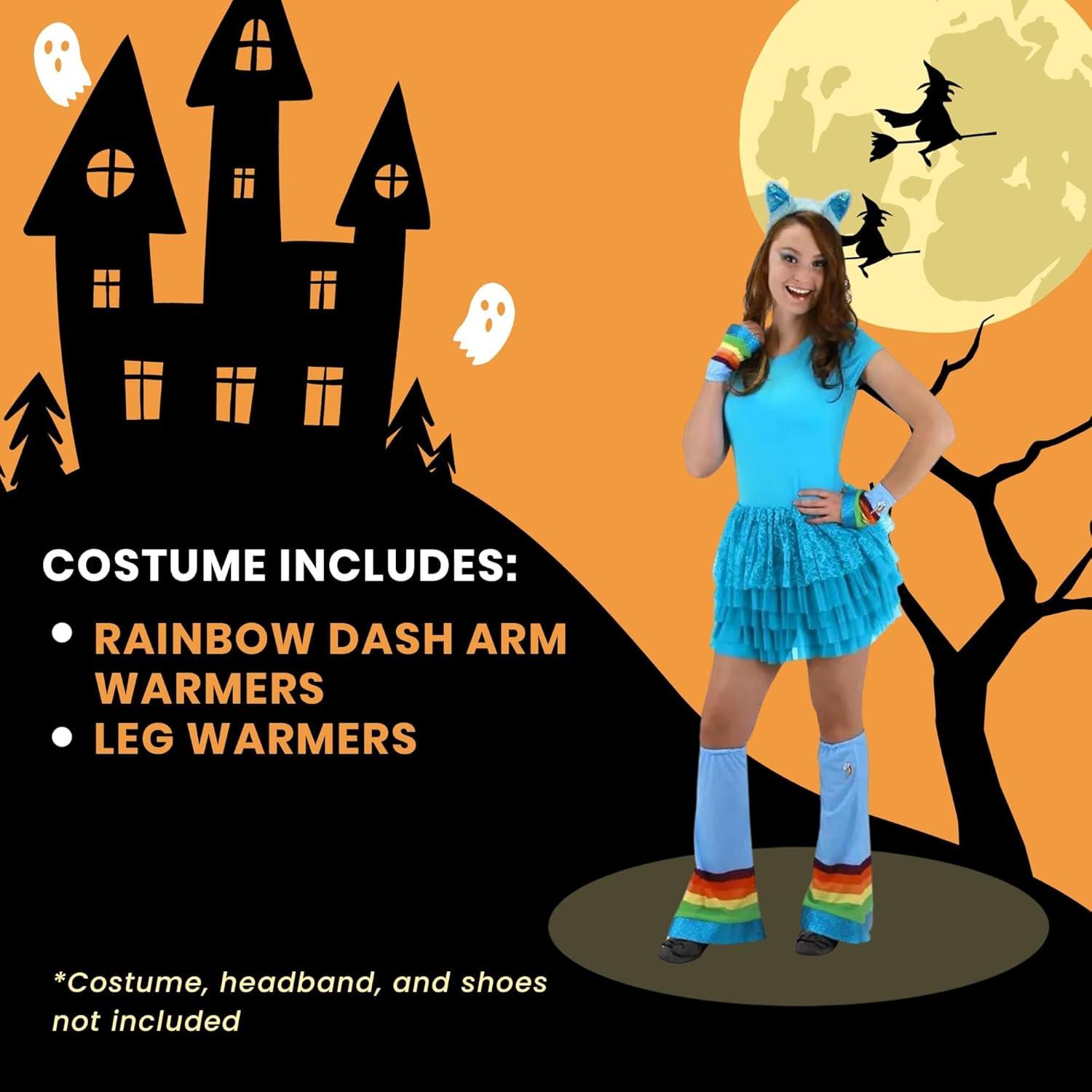 Conjunto de Calentadores de Patas y Brazos Rainbow Dash elope