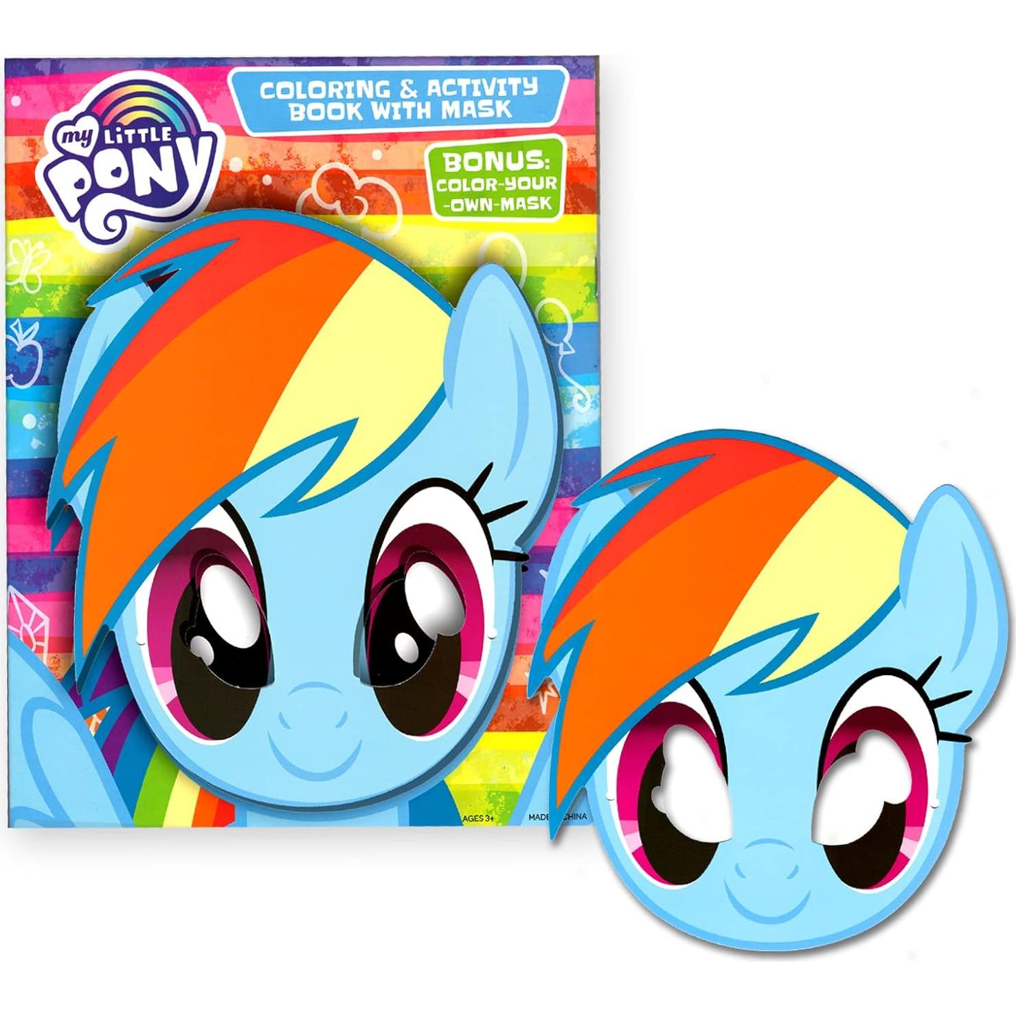 Set de Libros para Colorear My Little Pony con Stickers y Utensilios