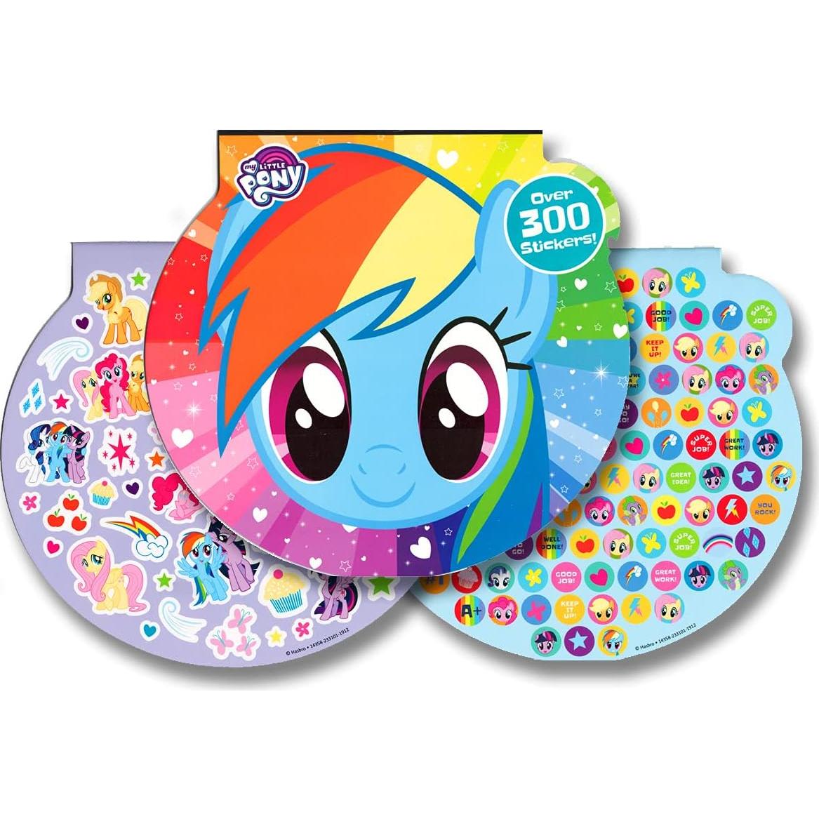 Set de Libros para Colorear My Little Pony con Stickers y Utensilios