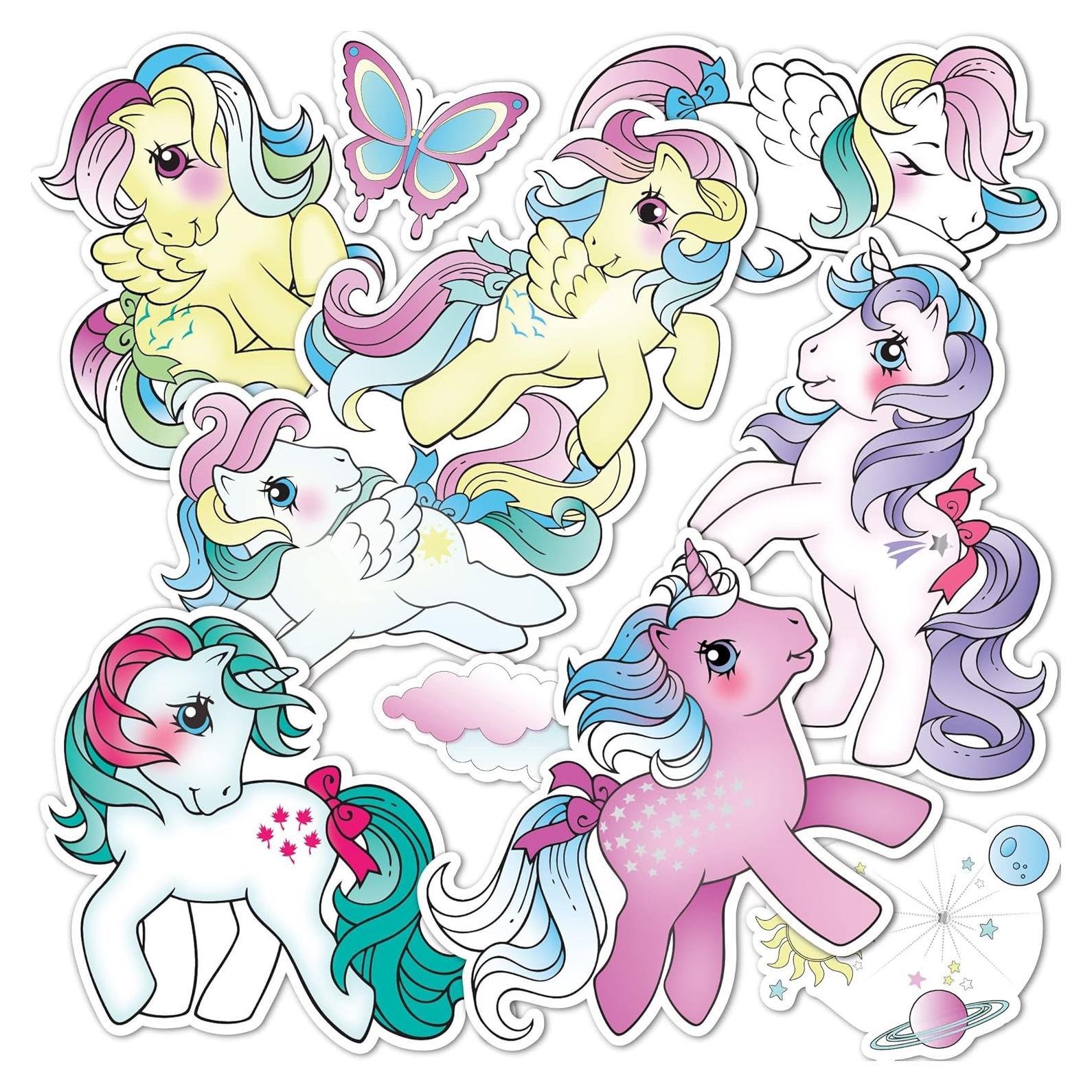 Calcomanías Mi Pequeño Pony Desierto Cactus - 9 Vinilos 21.6x27.9cm