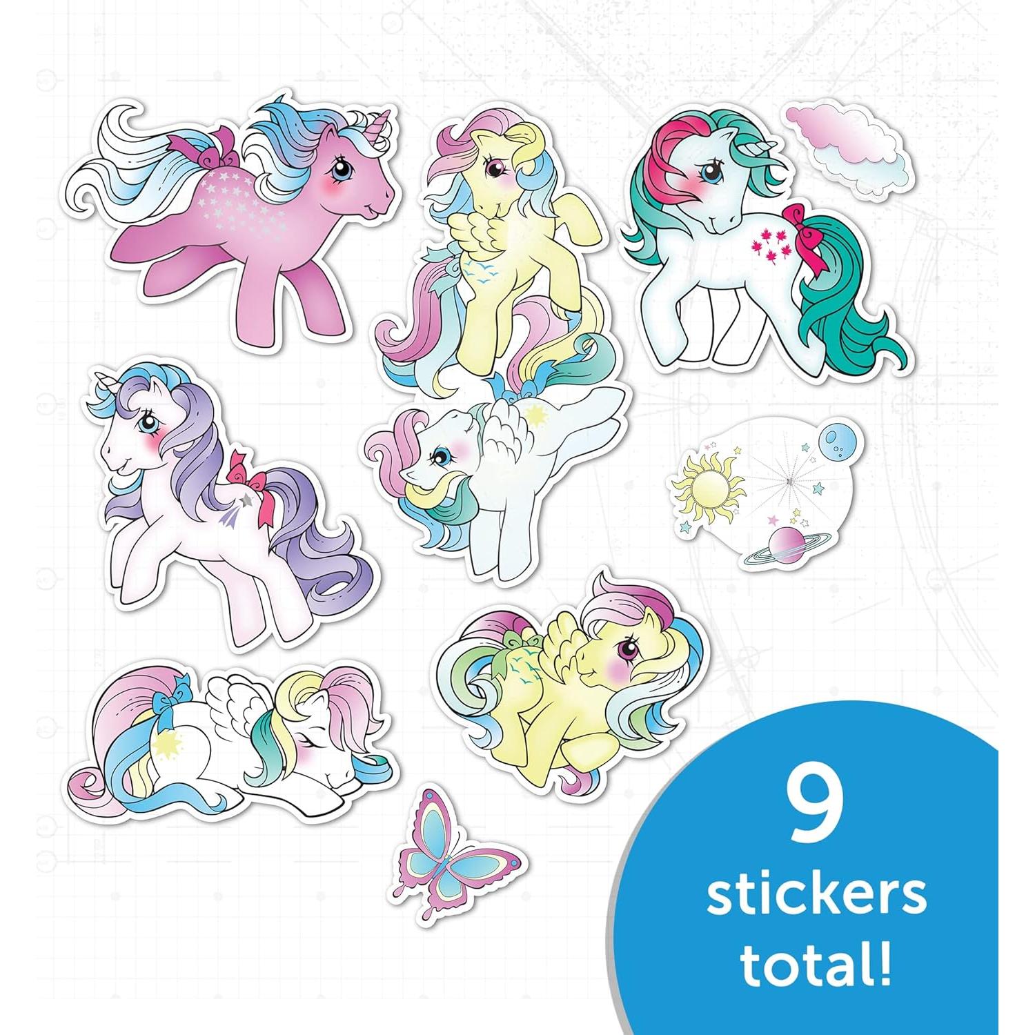 Calcomanías Mi Pequeño Pony Desierto Cactus - 9 Vinilos 21.6x27.9cm