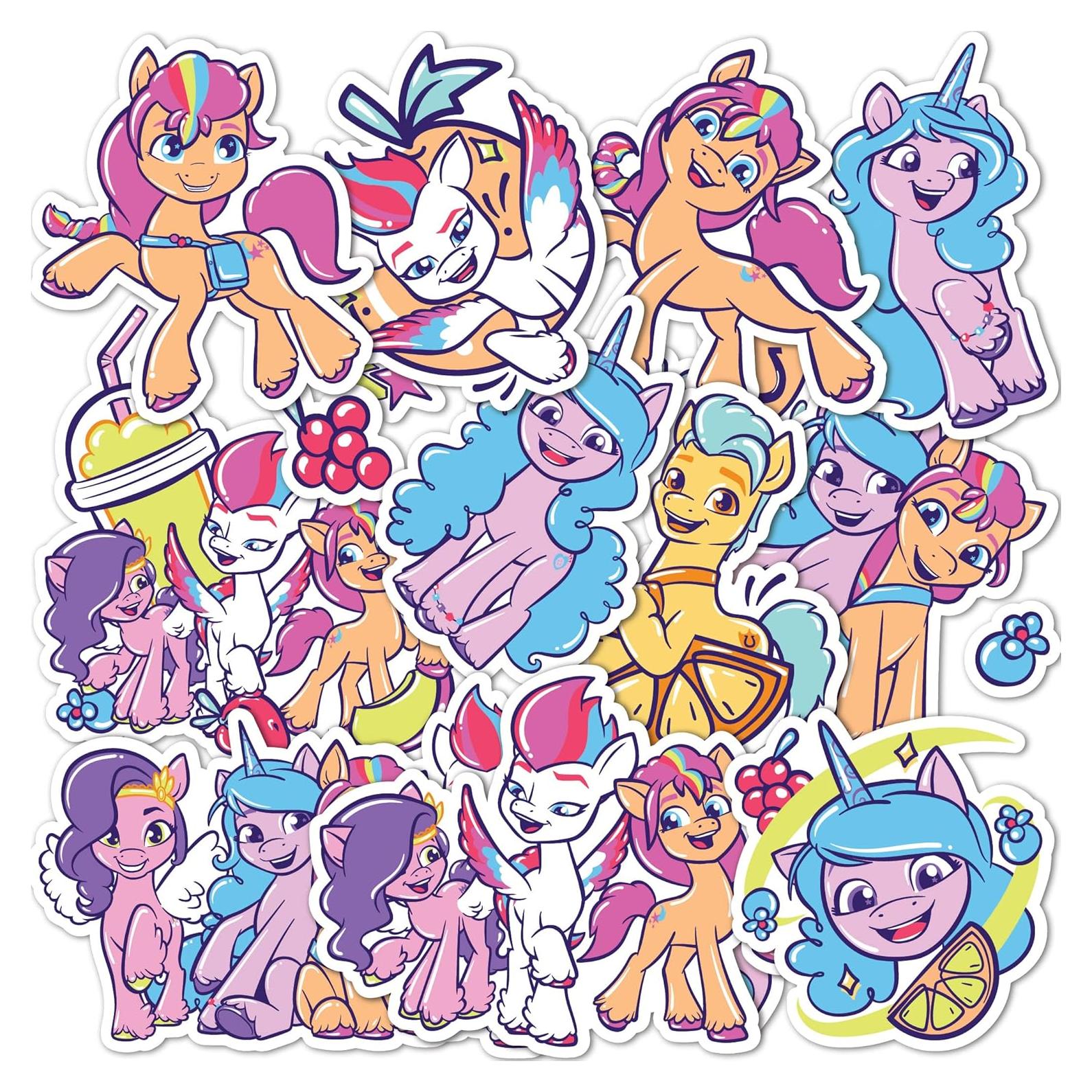 Calcomanías Mi Pequeño Pony Desierto Cactus - 17 Vinilos Adhesivos