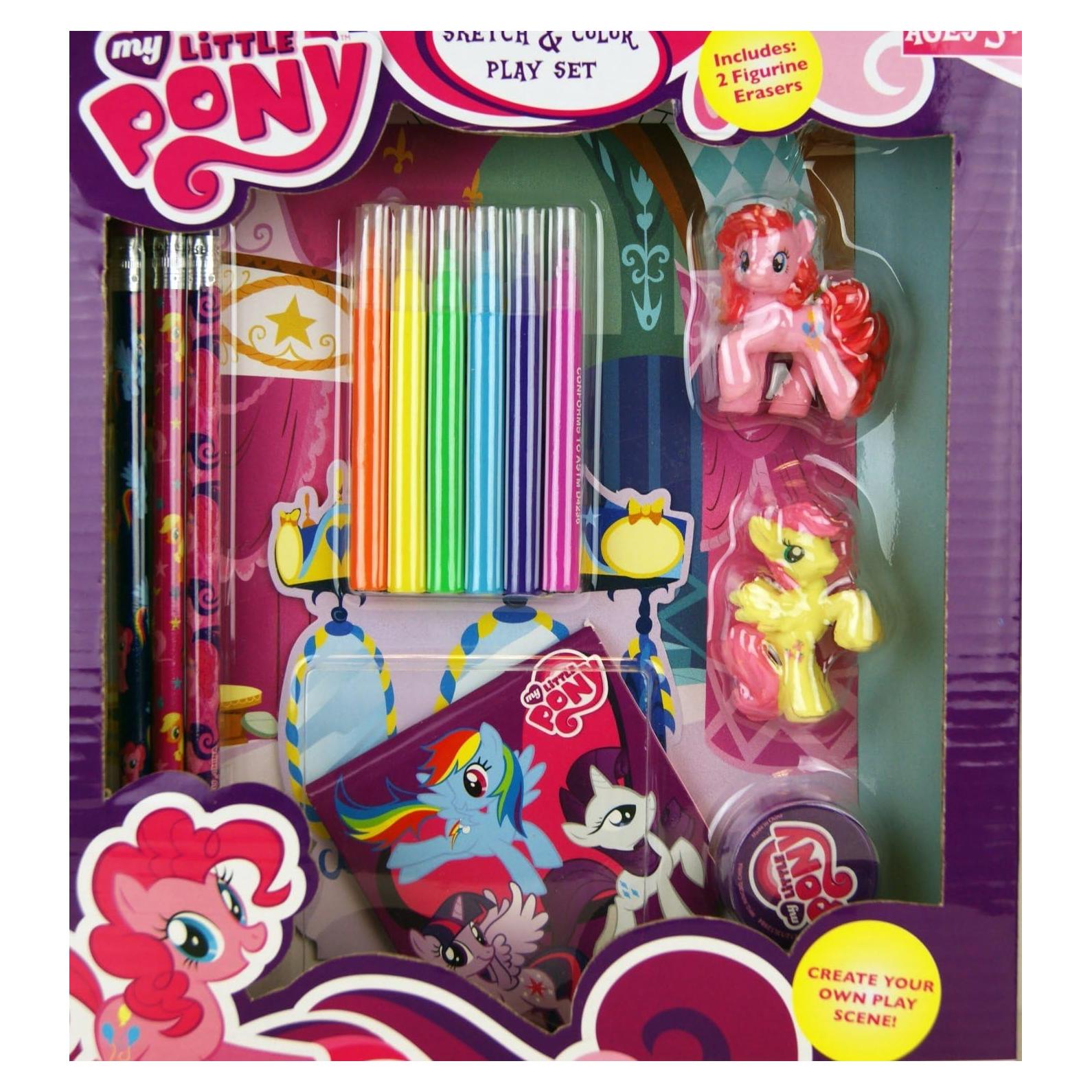 Set de Dibujo y Color Mi Pequeño Pony con Borradores