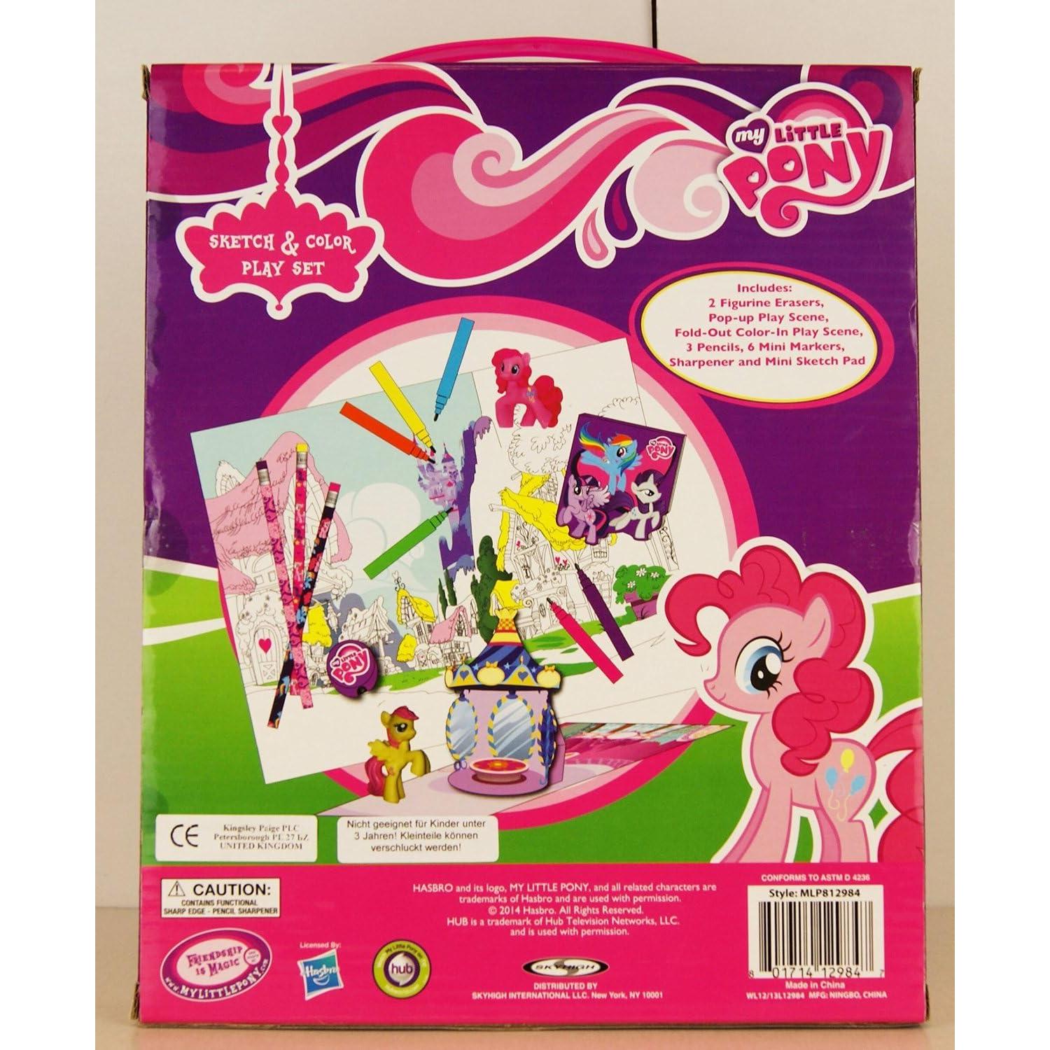 Set de Dibujo y Color Mi Pequeño Pony con Borradores