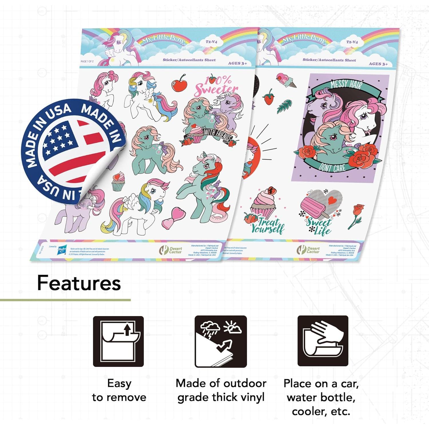 Calcomanías Mi Pequeño Pony Desierto Cactus 22 Vinilo Adhesivo