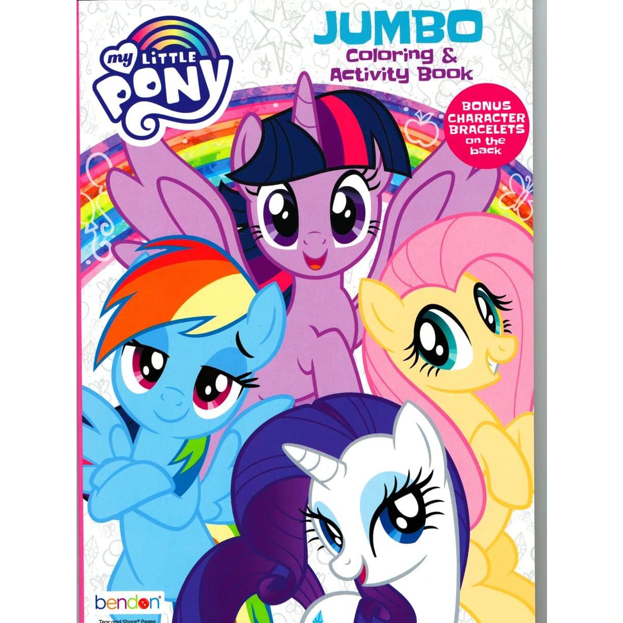 Set de Colorear y Stickers Mi Pequeño Pony Bendon - 2 Libros