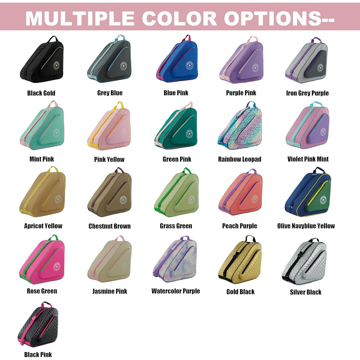 Bolsa de Patinaje HEXIFUL Hxfskb - Impermeable, 8 Colores