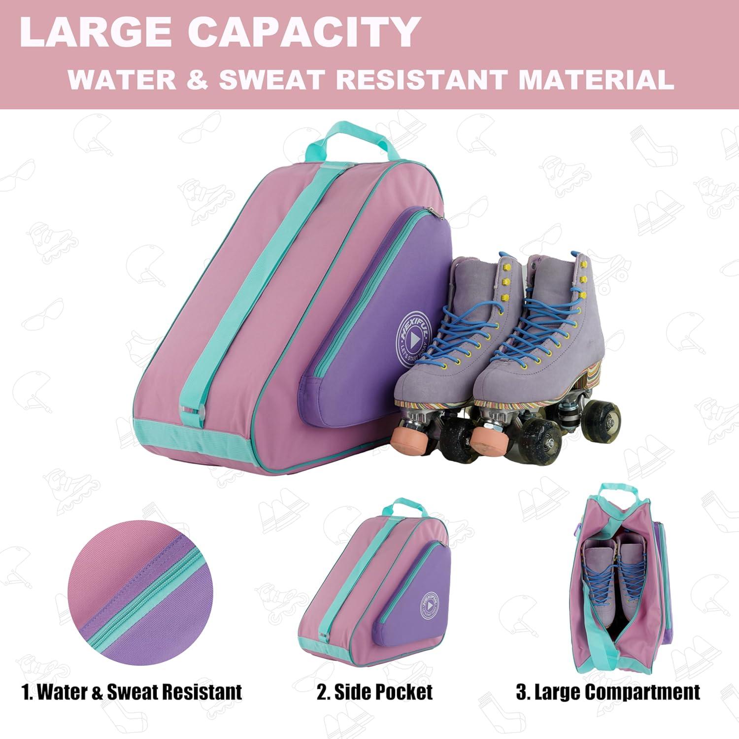 Bolsa de Patinaje HEXIFUL Hxfskb - Impermeable, 8 Colores