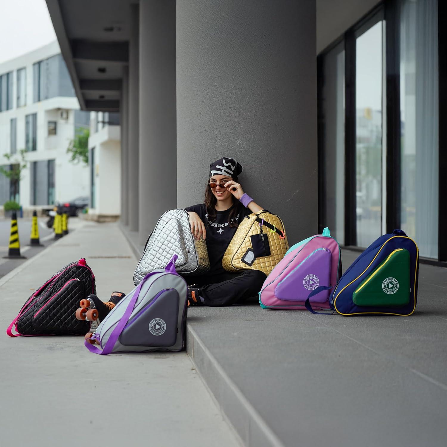 Bolsa de Patinaje HEXIFUL Hxfskb - Impermeable, 8 Colores